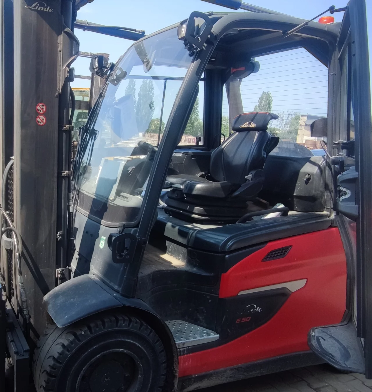 Naprawa przetwornicy wózka widłowego Linde E50HL
